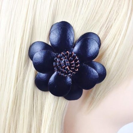 AUSTRALIA’S NEXT TOP MODEL Leather Flower Clip