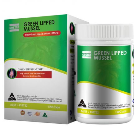 Costar Green Lipped Mussel 200mg 120s