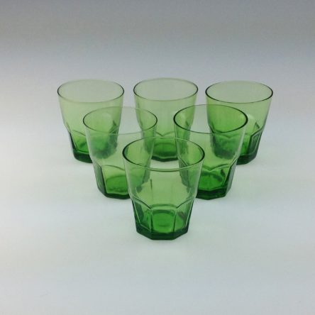 Set of 6 Midnight Collection Green