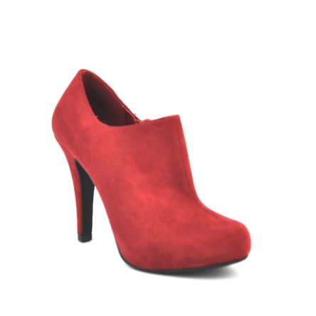 Quill Red Suede